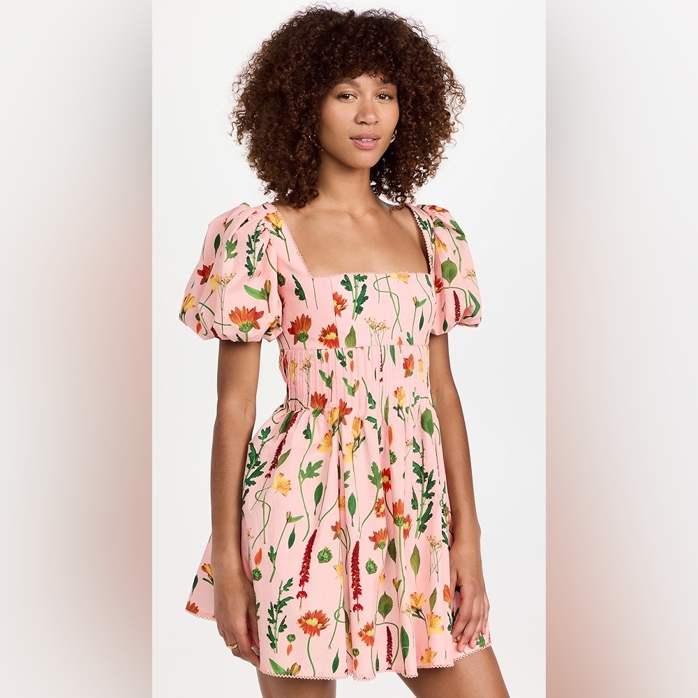 Agua by Agua Bendita Pink Floral Dress